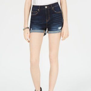 Factory Distressed Dark Wash Jean shorts Indigo Rein Size 15/31